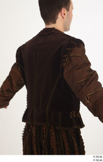 Photos Man in Historical Dress 23 16th century Historical clothing brown suit jacket upper body 0007.jpg